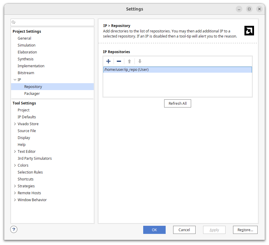 Set IP path