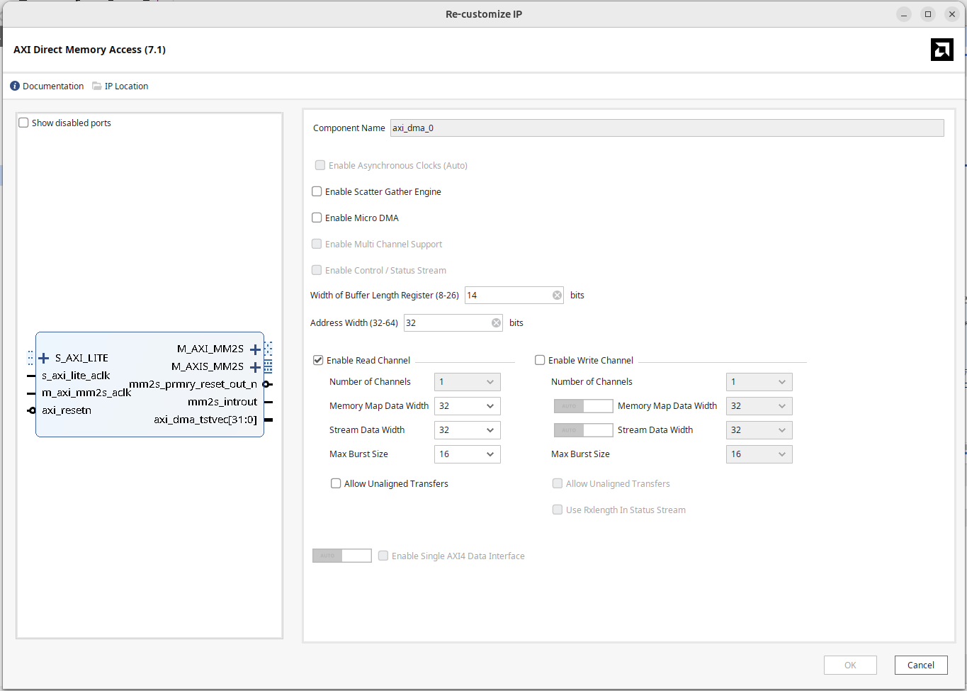 DMA Config