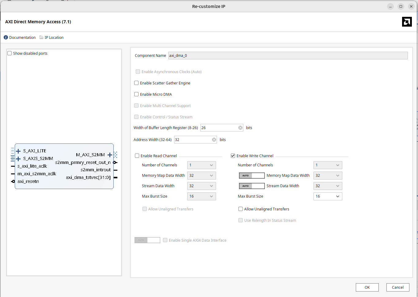 DMA Config