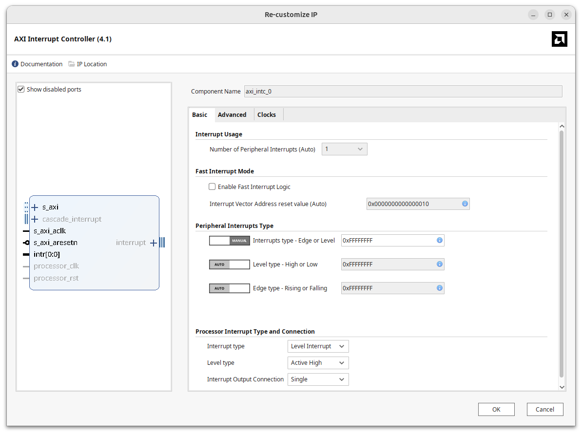 Interrupt Config